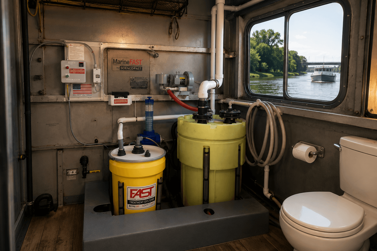 MarineFAST LX système compact de traitement des eaux usées à bord