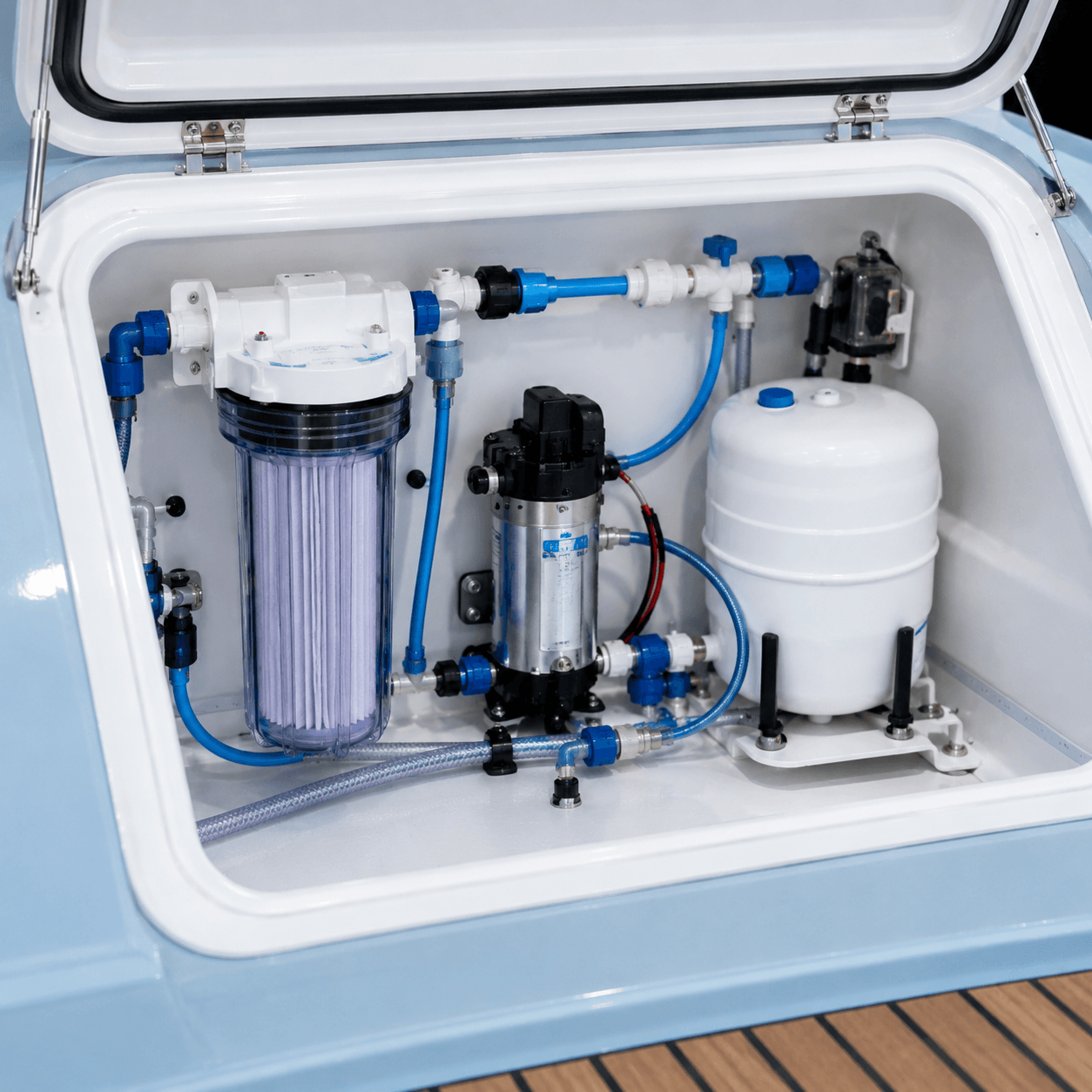 Eau potable au quai et sécurisation sanitaire