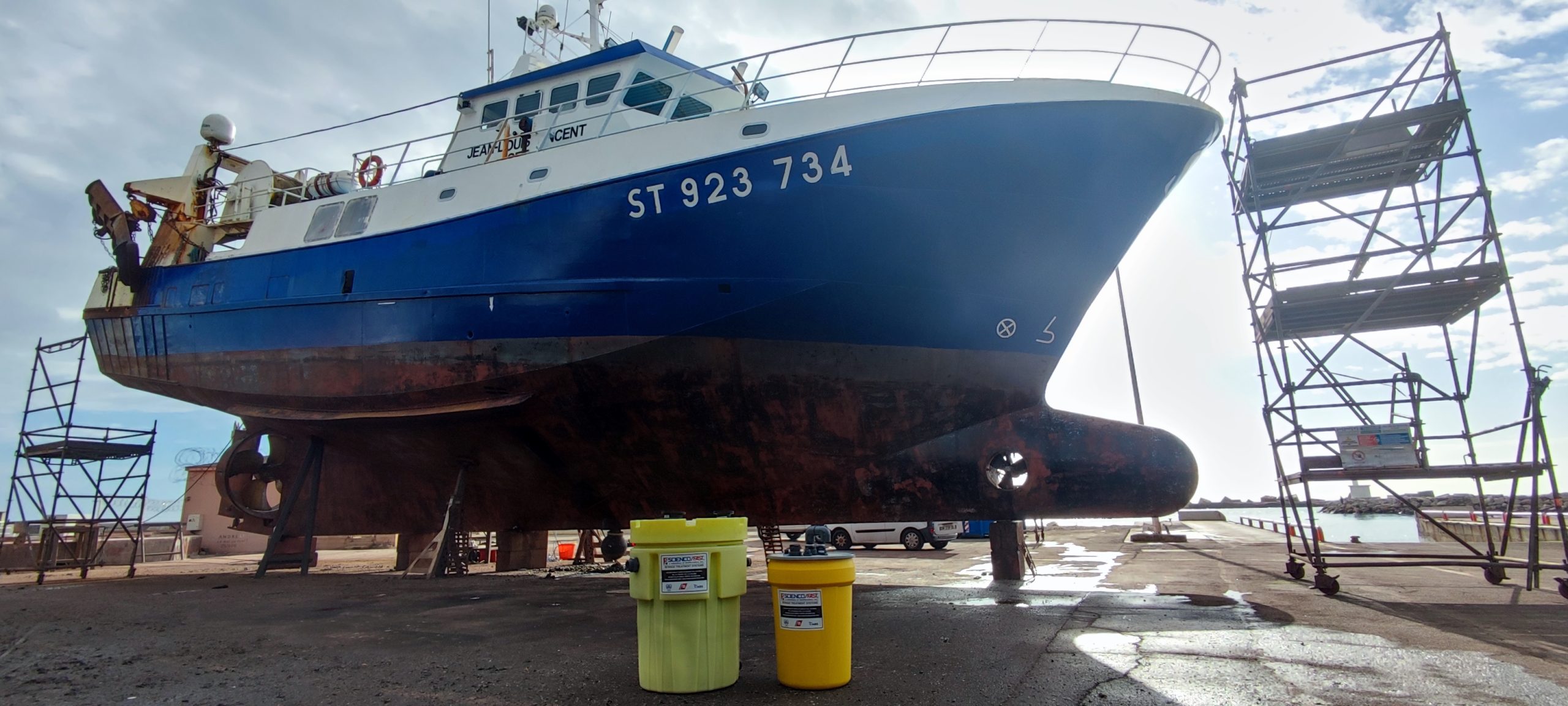 Installation MarineFAST sur chalutier
